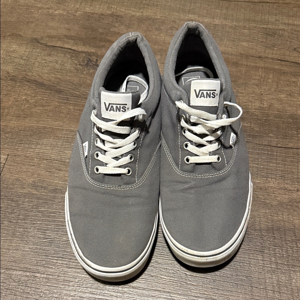 Vans Men's Charcoal Canvas Sneakers